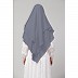 Instant Ready-to-wear Hijab- Grey